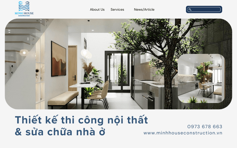 thiết kế thi công nội thất