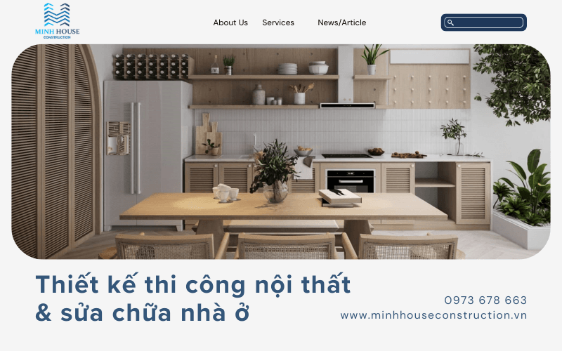 thiết kế thi công nội thất