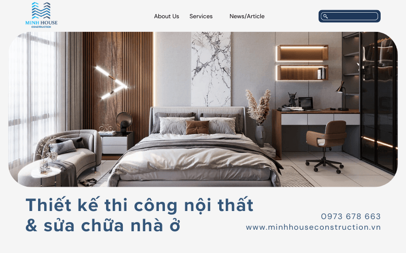 thiết kế thi công nội thất