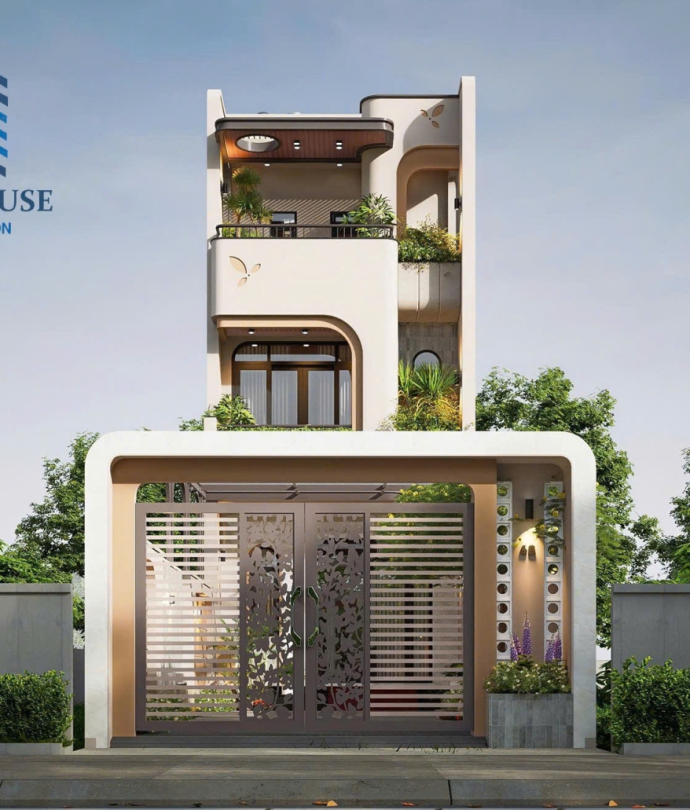 Nhà Phố Hiện Đại 3 Tầng tại Long Đức, Long Thành, Đồng Nai - Anh Danh