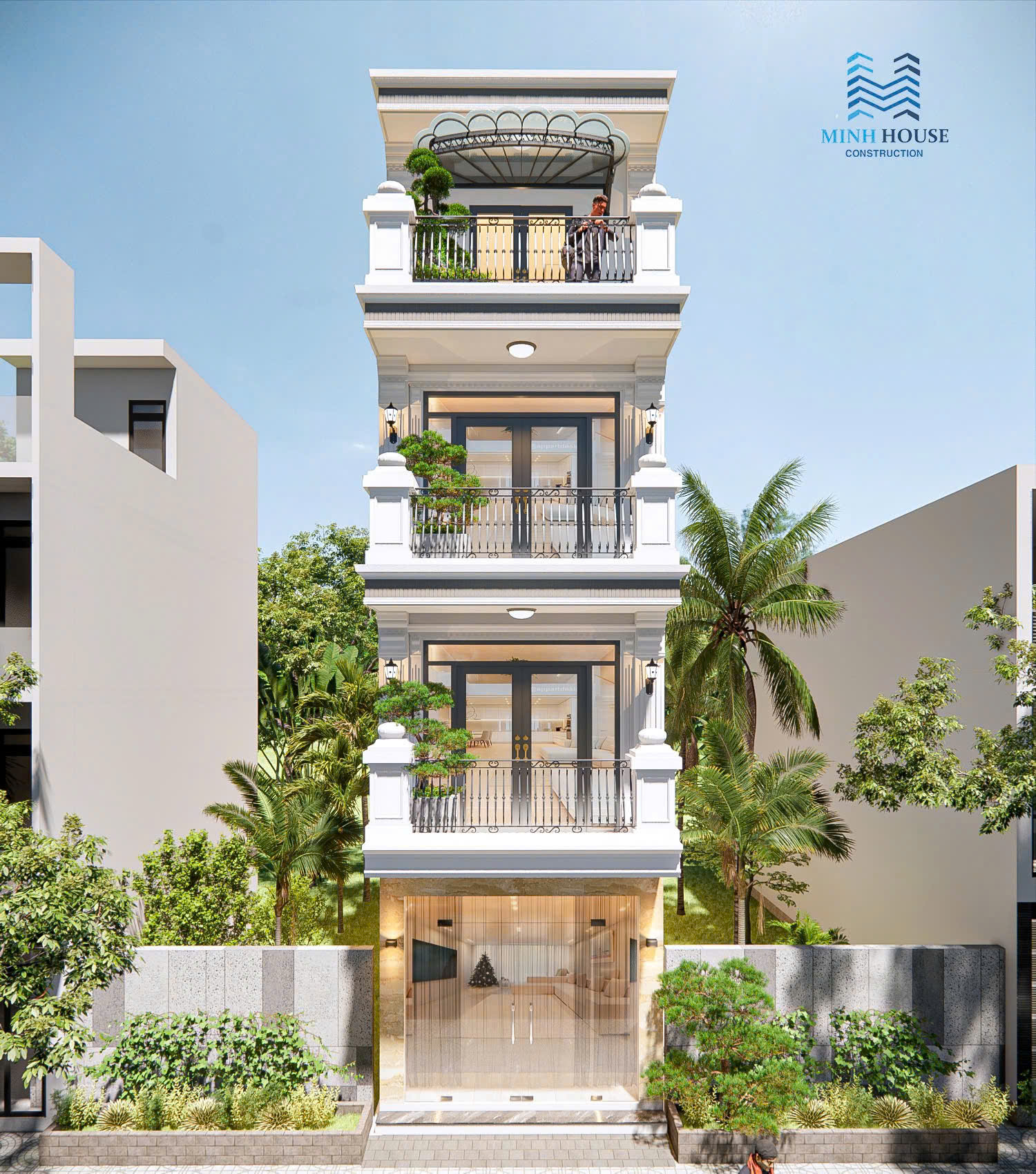 NHÀ PHỐ TÂN CỔ ĐIỂN 