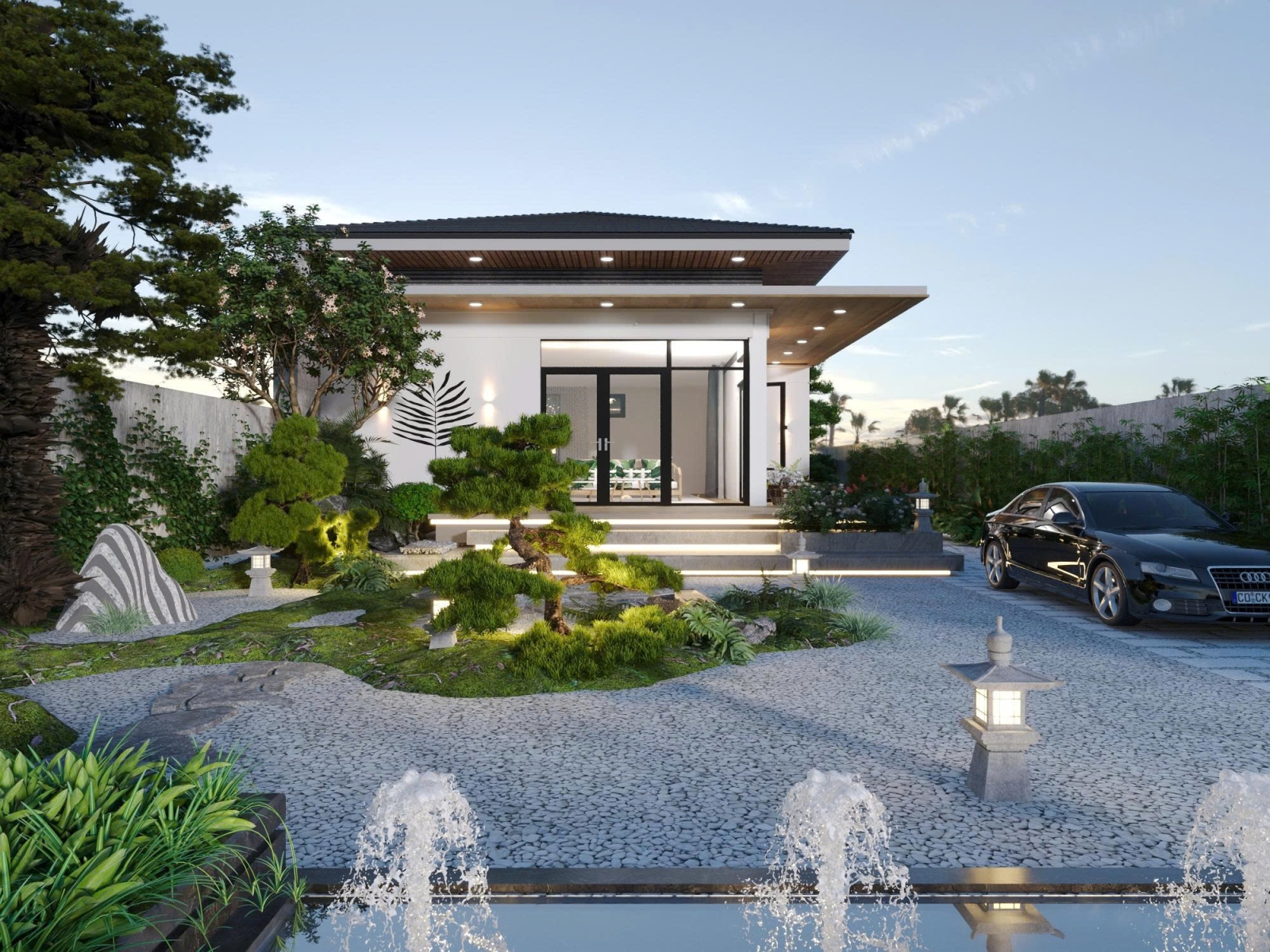 Nhà Vườn Nghỉ dưỡng Hiện đại